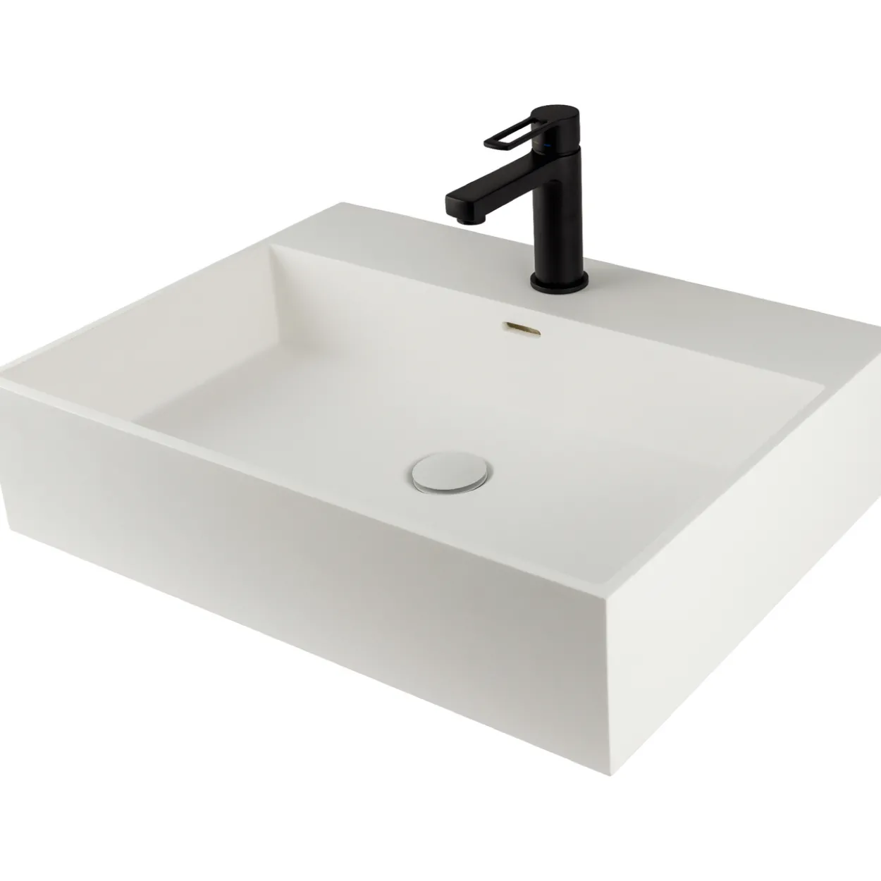 Lavabo solid surface 60 servant hvit