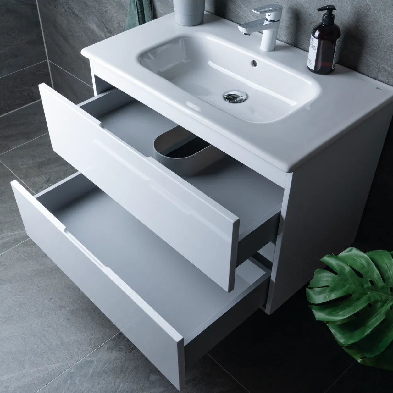 Lind bellevue 100 hvit servantskap