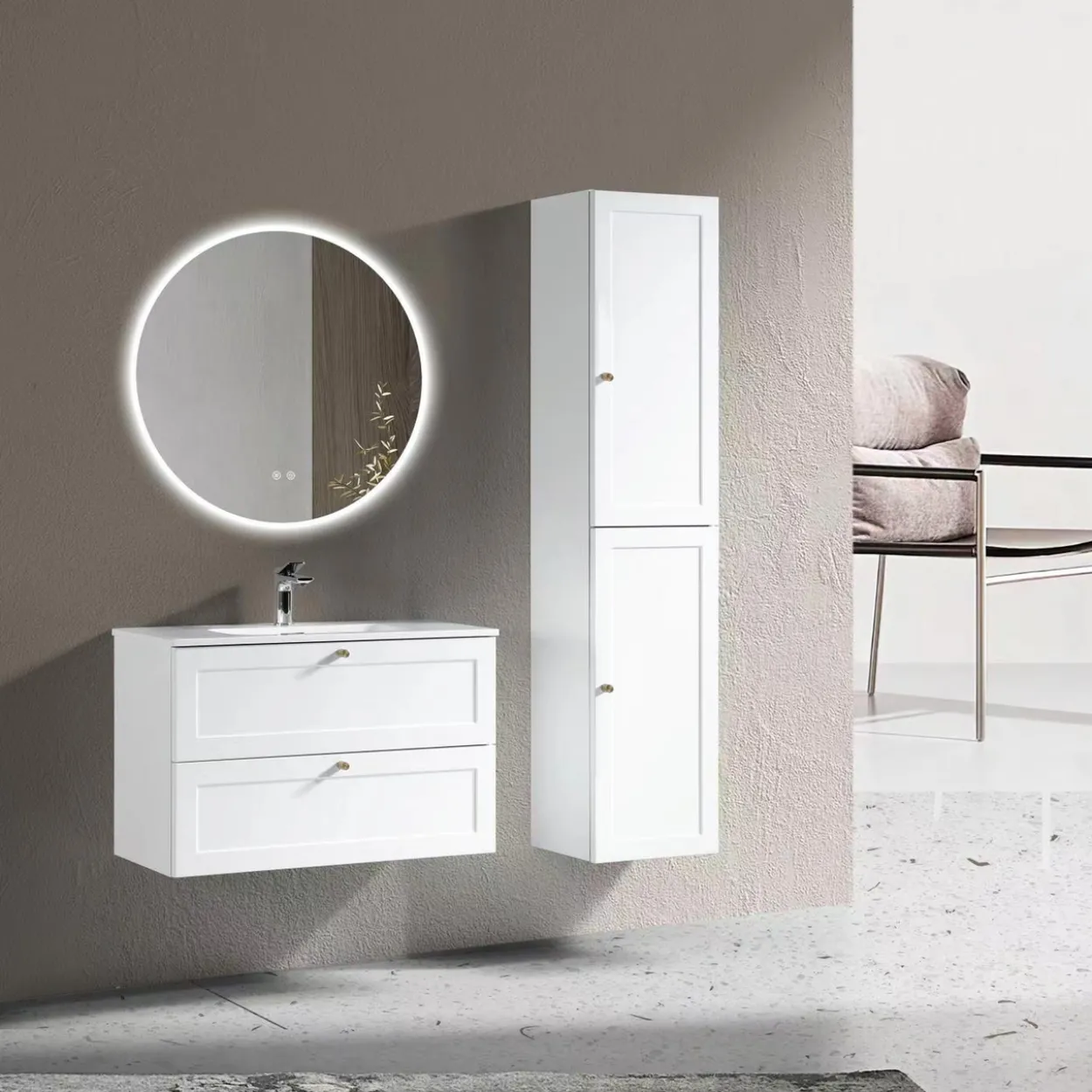 Lind comfort servantskap 80 hvit