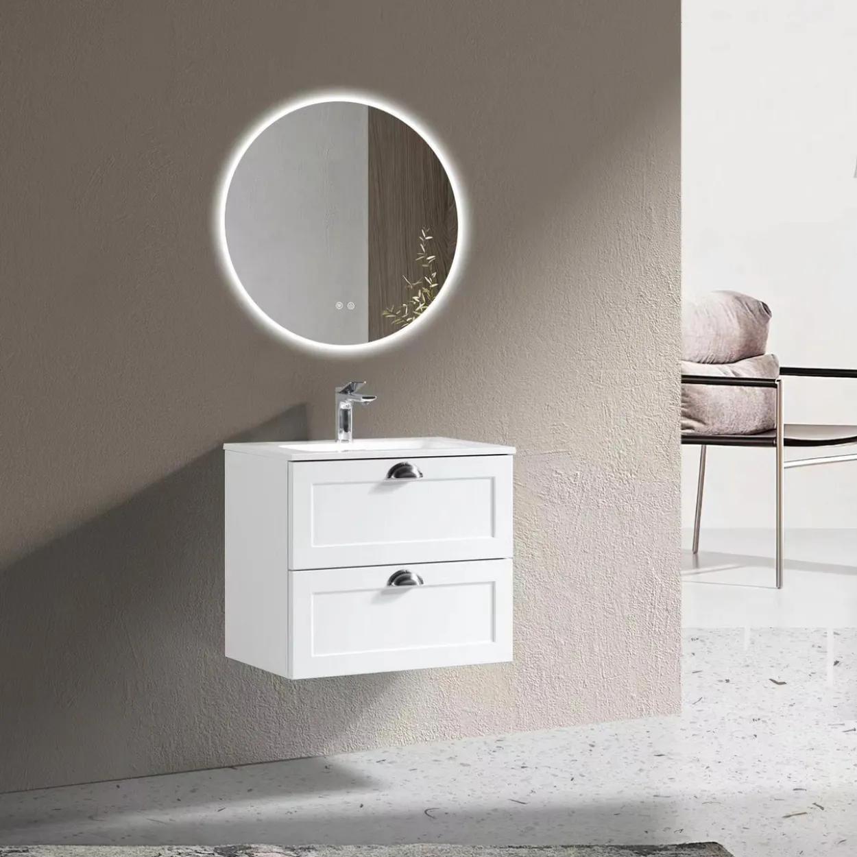 Lind comfort servantskap 60 hvit