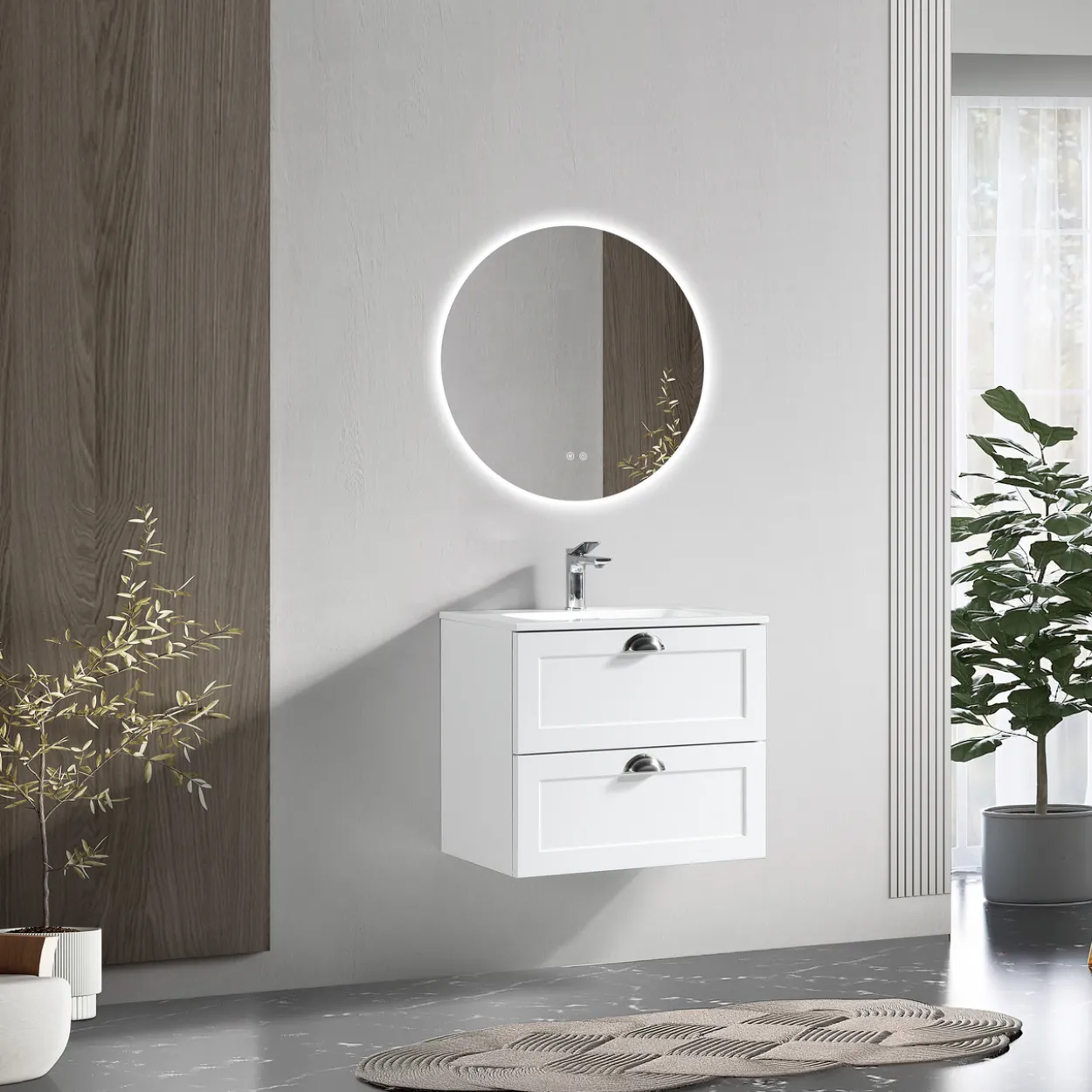 Lind comfort servantskap 60 hvit