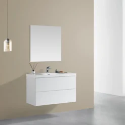 Lind delight 100 baderomsmøbel hvit u/ speil
