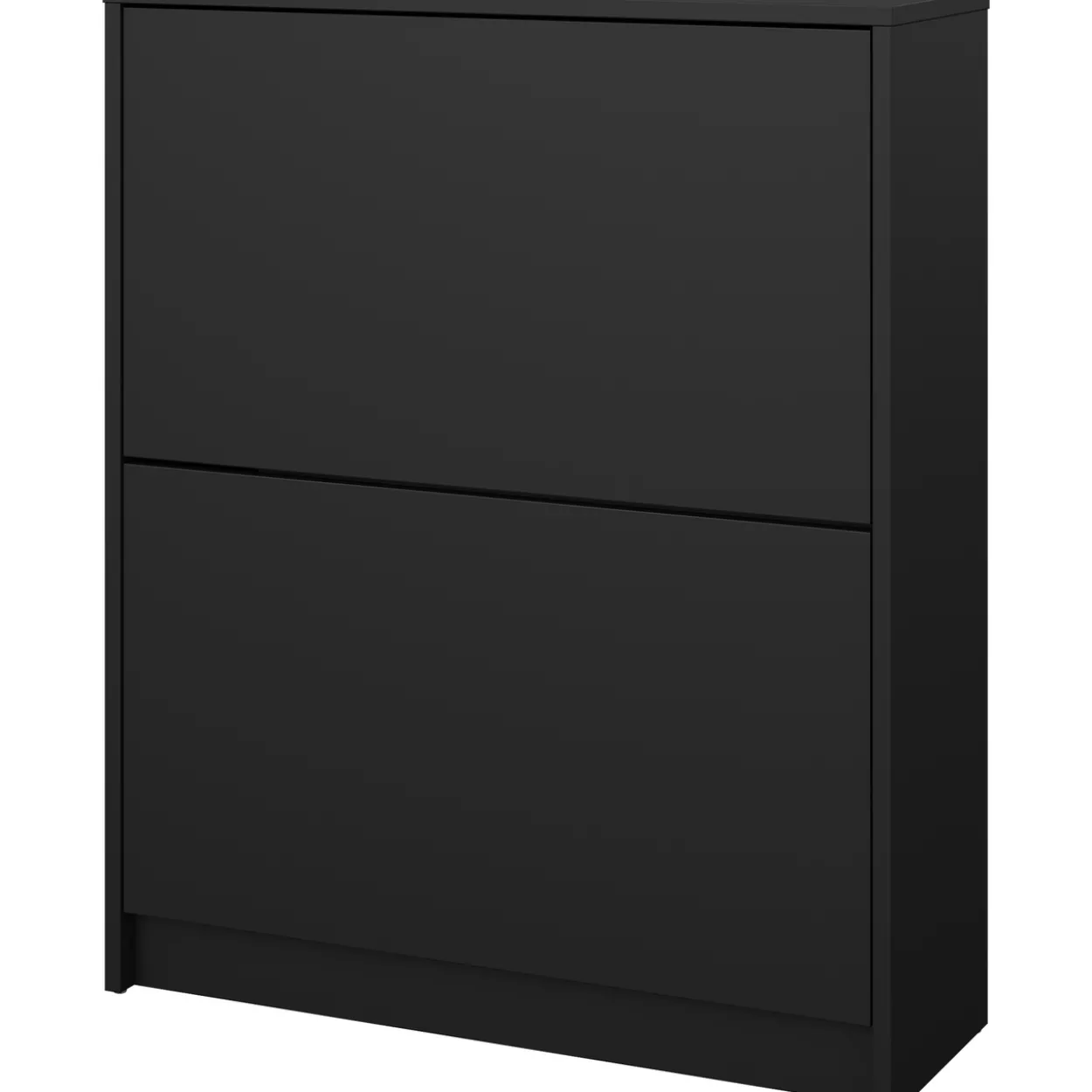 Lind fiora skoskap sort 2 dører 70x24x85