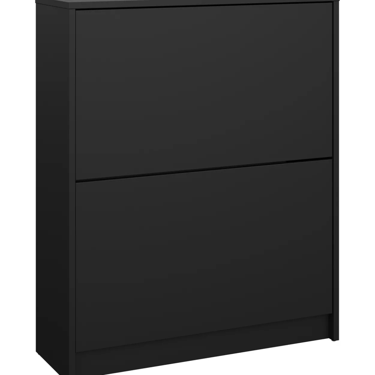 Lind fiora skoskap sort 2 dører 70x24x85