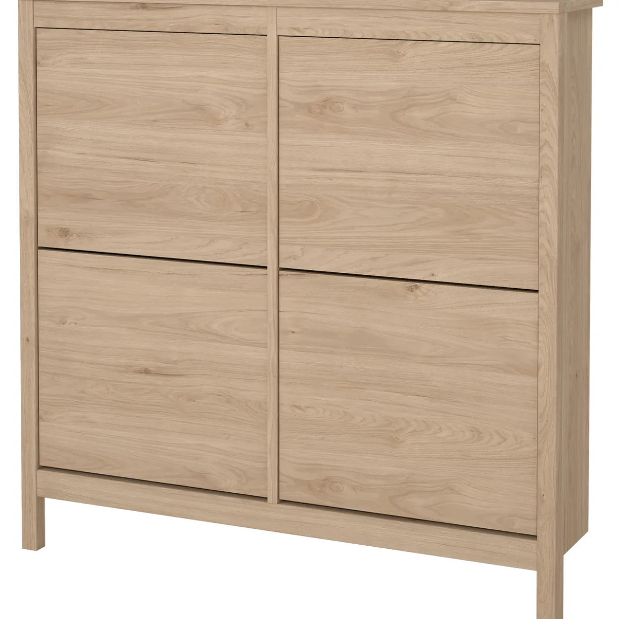 Lind leona skoskap eik 4 dører 103x25x103