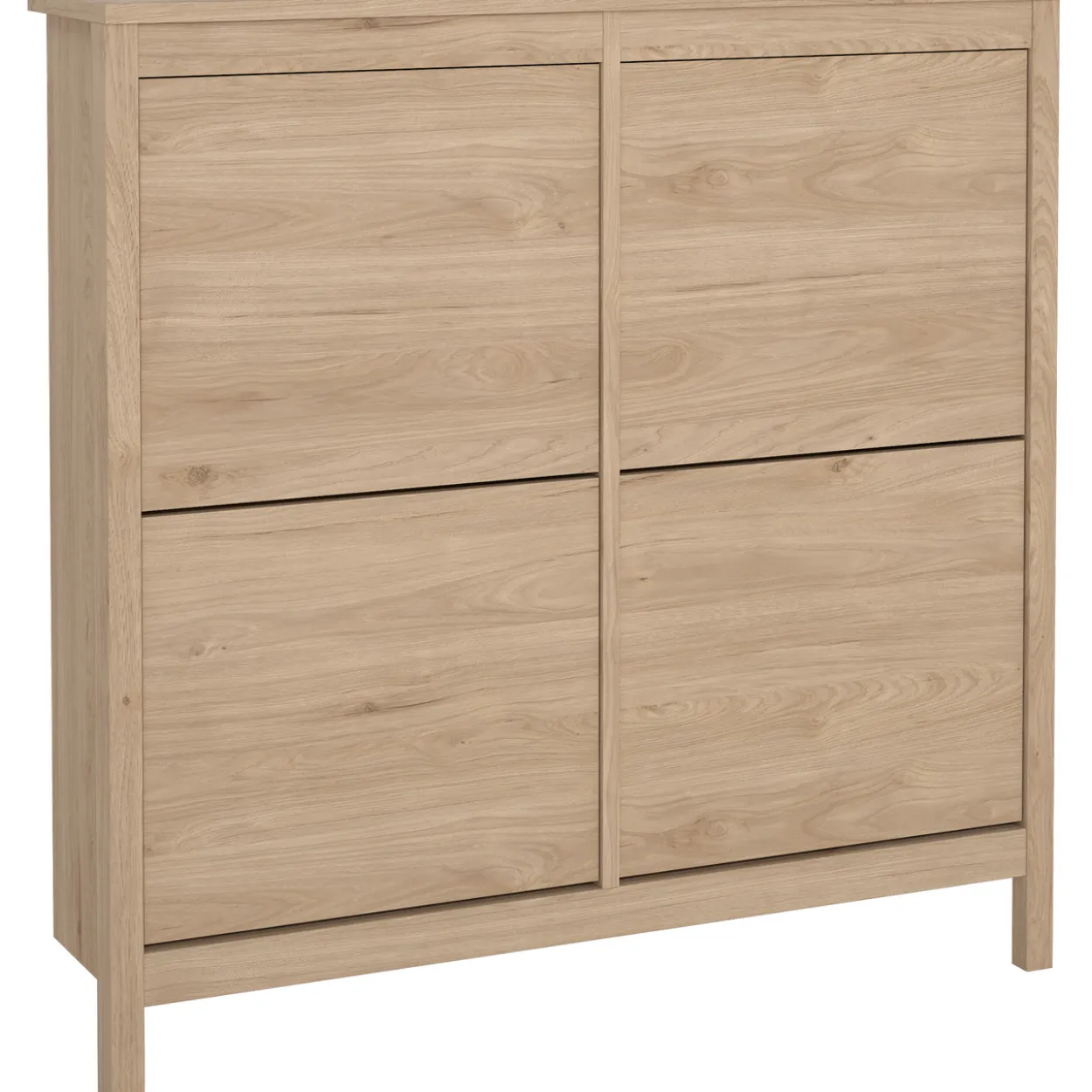 Lind leona skoskap eik 4 dører 103x25x103