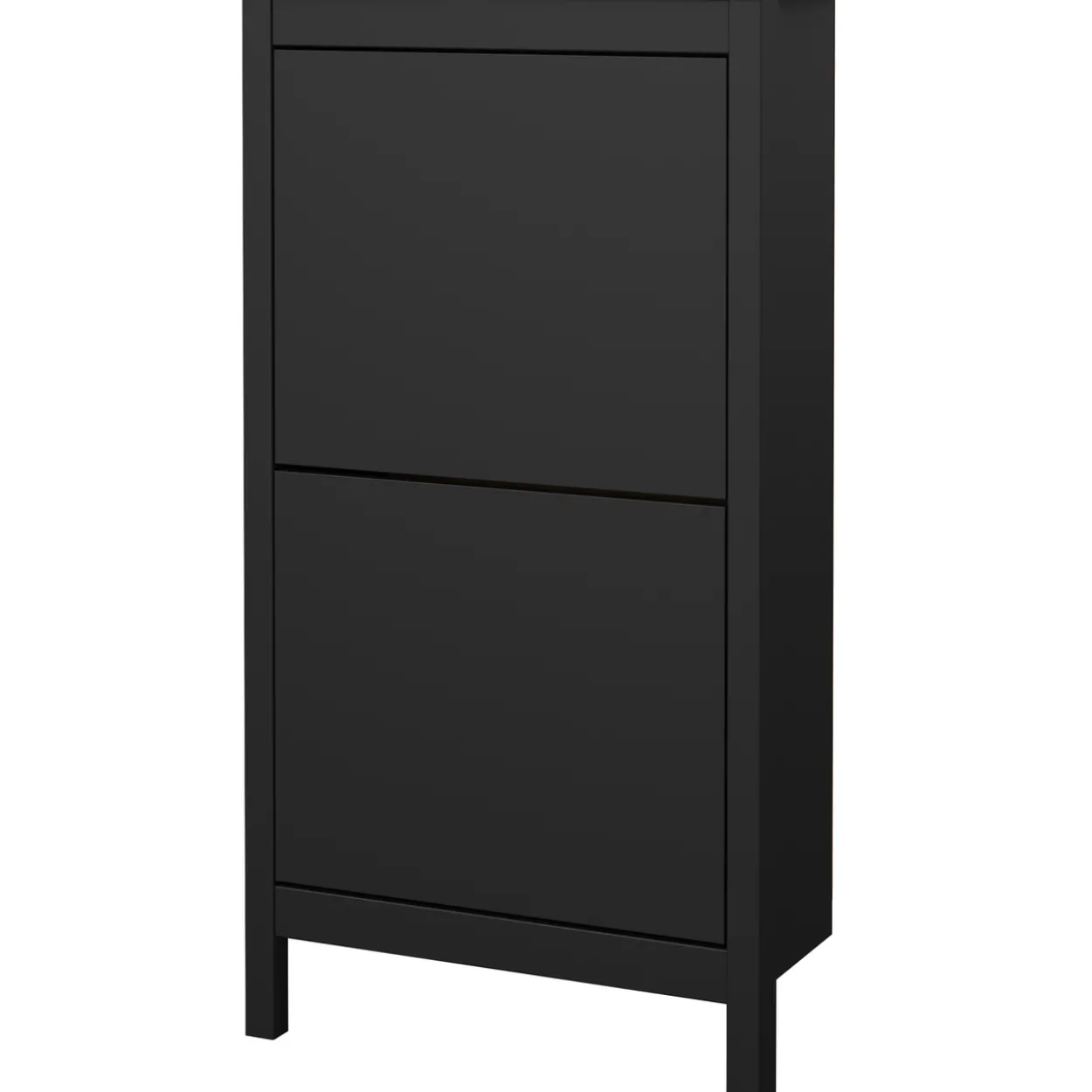 Lind leona skoskap sort 2 dører 54x25x103