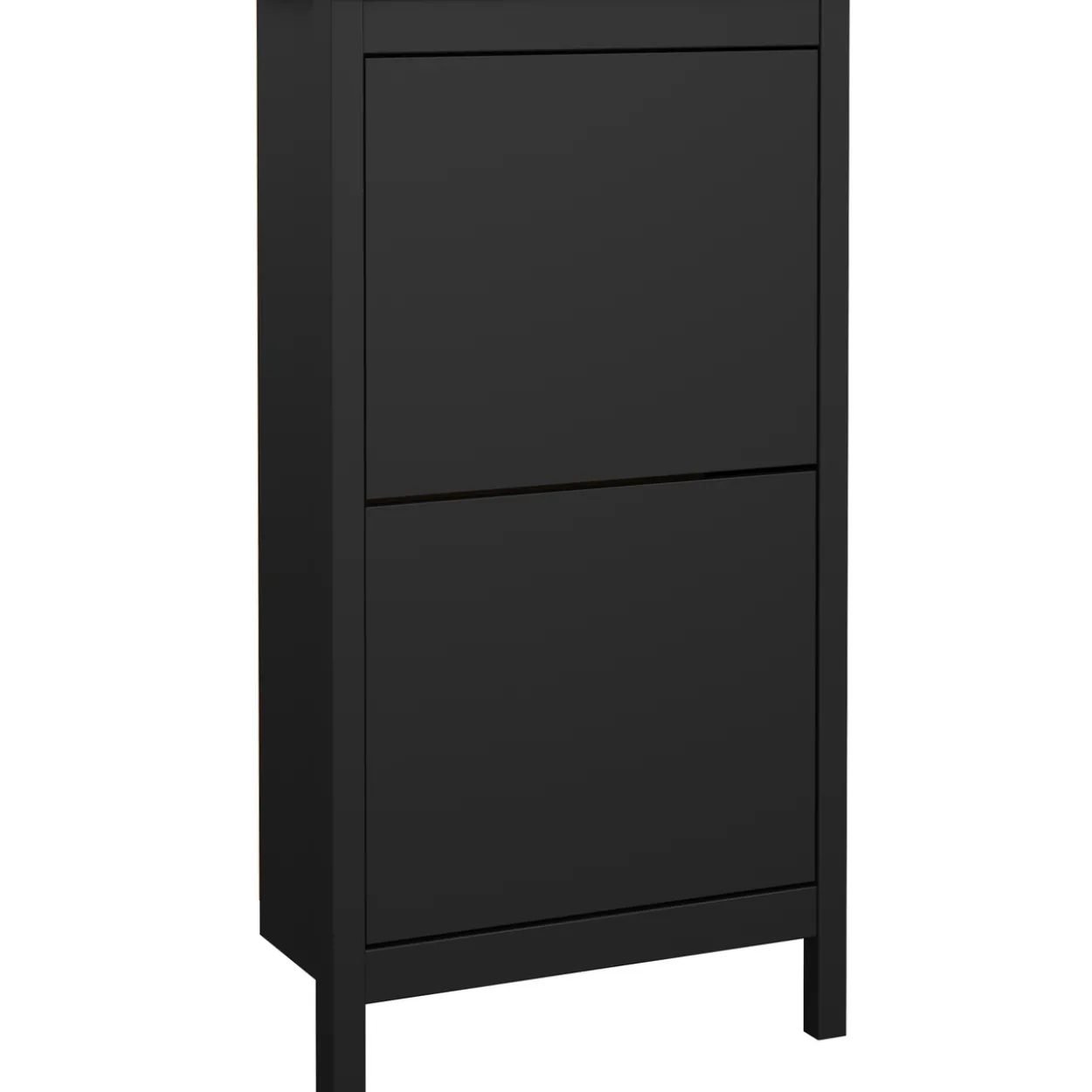 Lind leona skoskap sort 2 dører 54x25x103