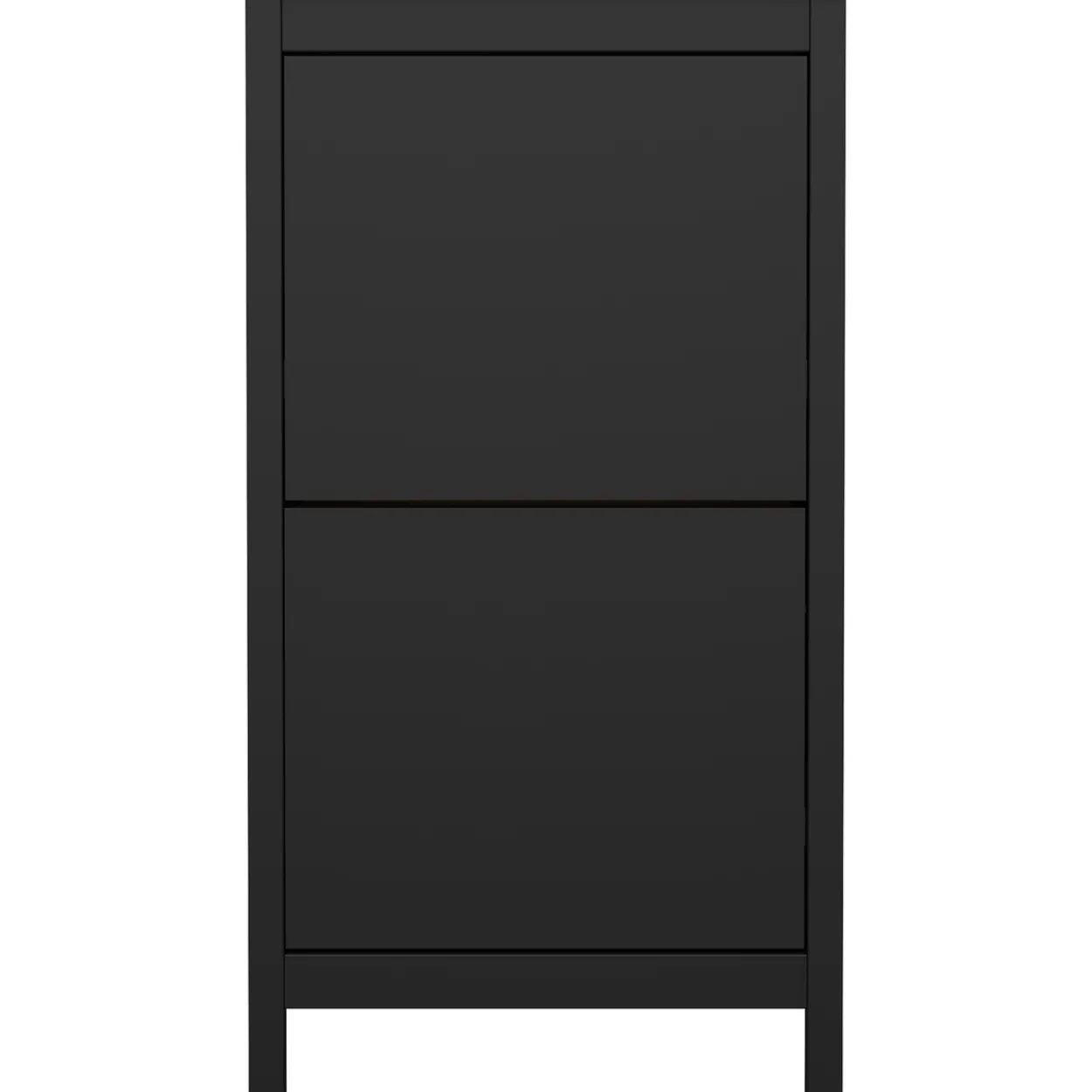 Lind leona skoskap sort 2 dører 54x25x103