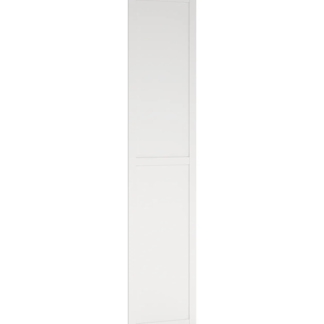 Lind nest dør hvit m/ramme 50x220