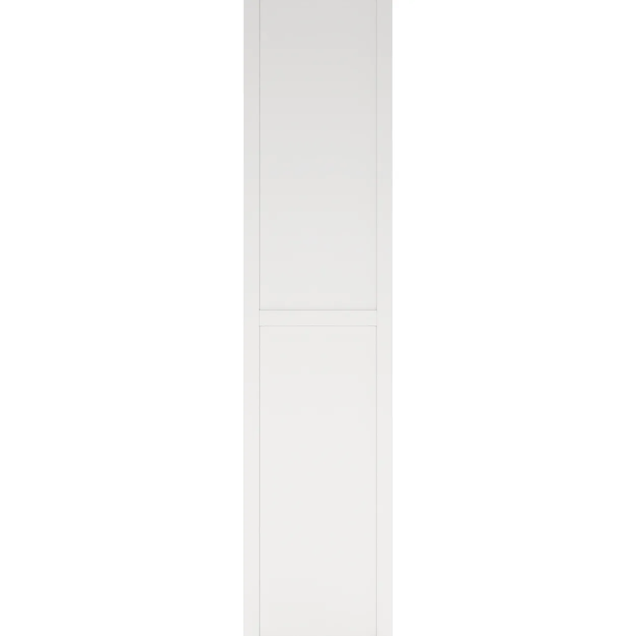 Lind nest dør hvit m/ramme 50x220