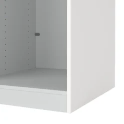 Lind nest garderobeskap 50x220x60cm hvit uten dør