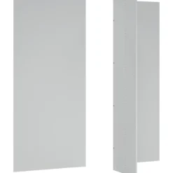 Lind nest garderobeskap 150x220x60cm hvit med ramme