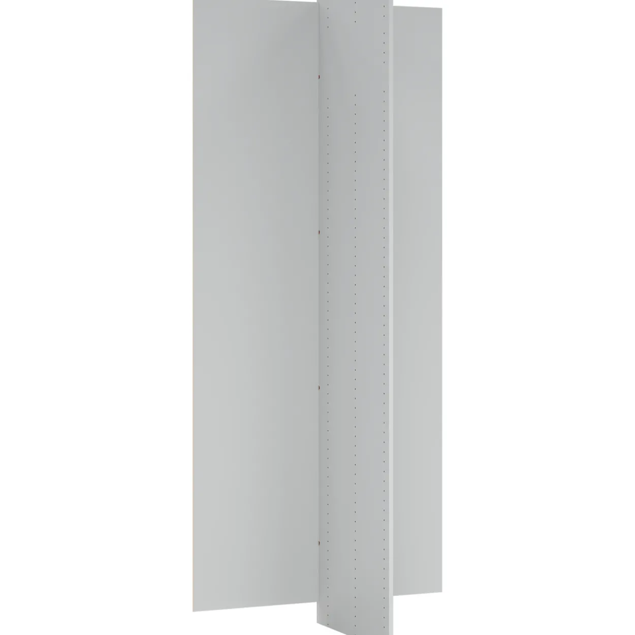 Lind nest garderobeskap 100x220x60cm sort med speil