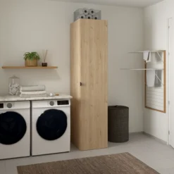 Lind nest garderobeskap 50x220x60cm eik