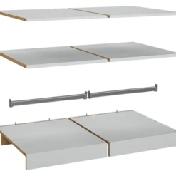Lind nest garderobeskap 100x220x60cm eik