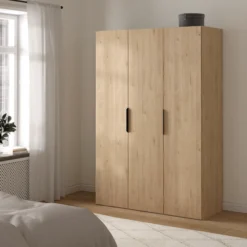 Lind nest garderobeskap 150x220x60cm eik