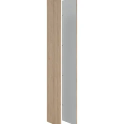 Lind nest garderobeskap 200x220x60cm eik med speil