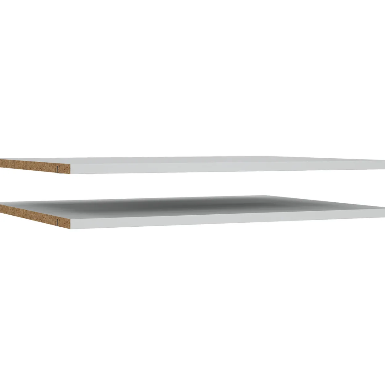 Lind nest hylle lys grå 2x75