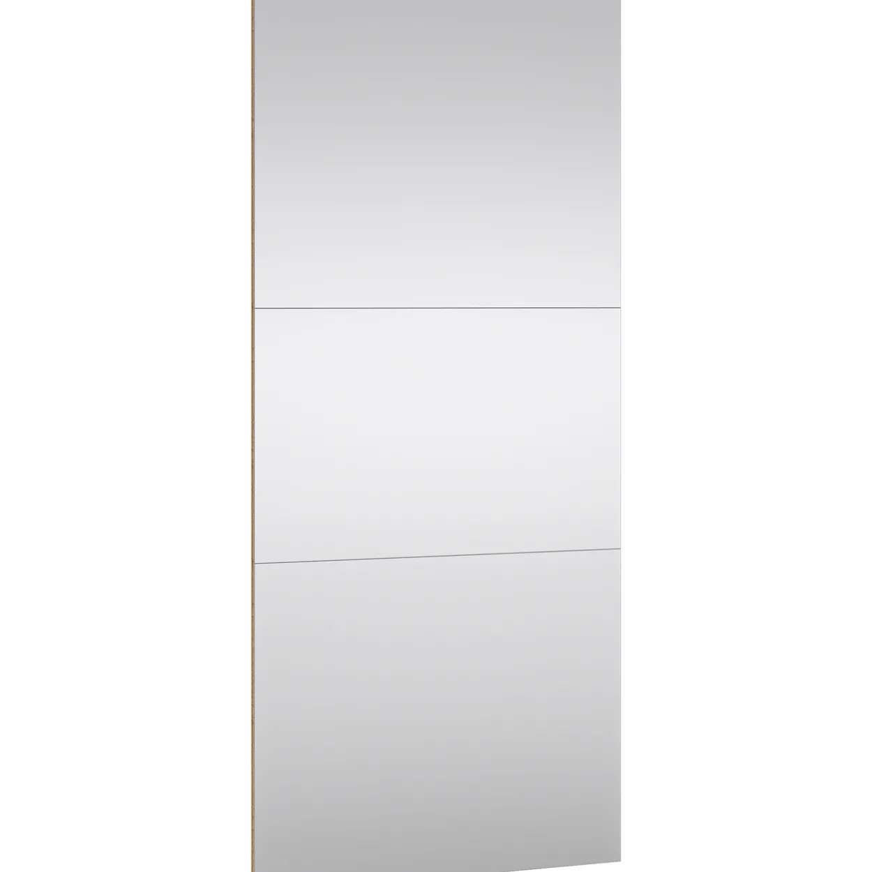 Lind nest skyvedørsgarderobe 200x220x67cm sort med speil