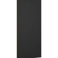 Lind nest skyvedørsgarderobe 200x220x67cm sort med speil