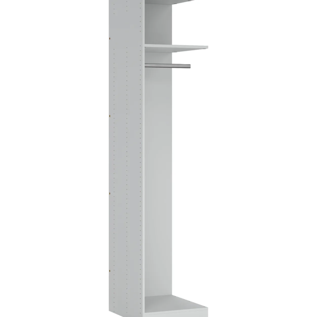 Lind nest skyvedørsgarderobe 250x220x67cm sort med speil