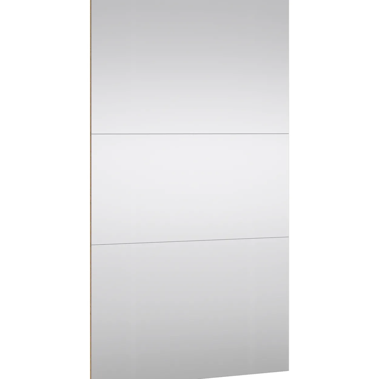 Lind nest skyvedørsgarderobe 250x220x67cm sort med speil