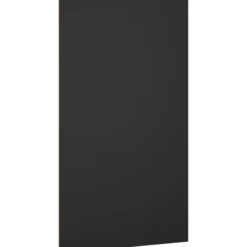 Lind nest skyvedørsgarderobe 250x220x67cm sort med speil