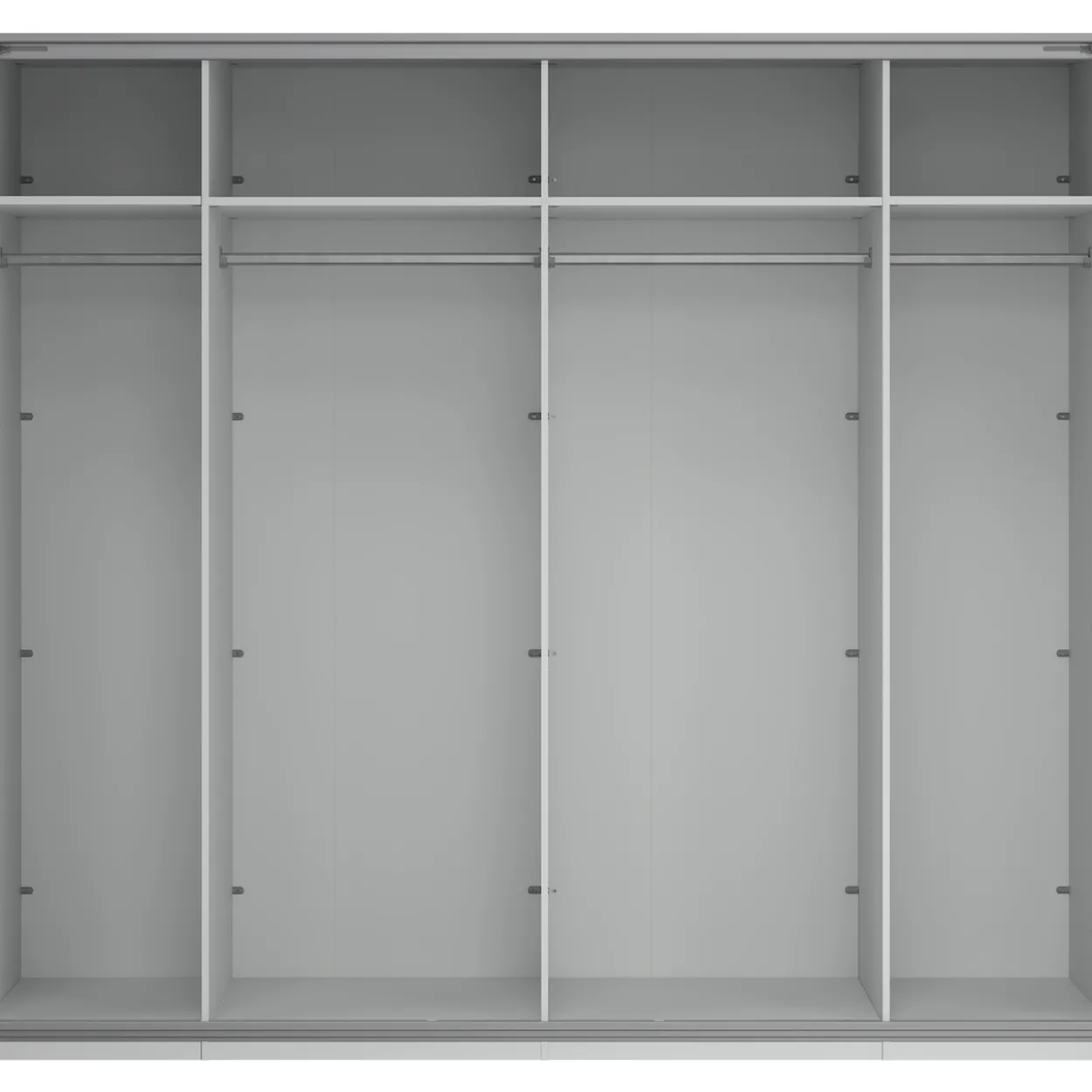 Lind nest skyvedørsgarderobe 250x220x67cm eik med speil