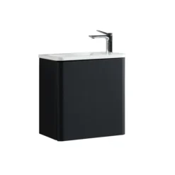 Lind oasis small 50 baderomsmøbel venstre sort