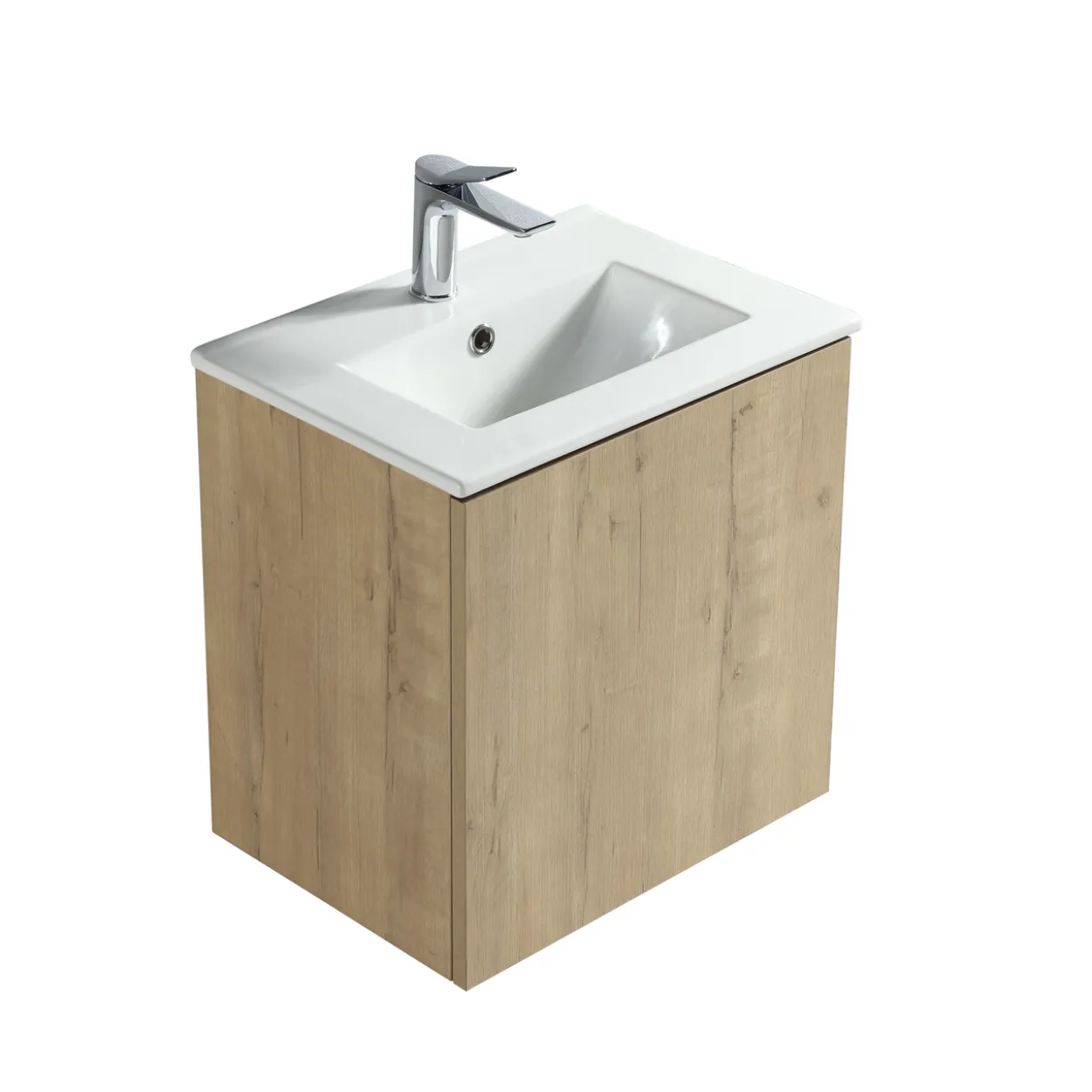 Lind square 50 baderomsmøbel eik