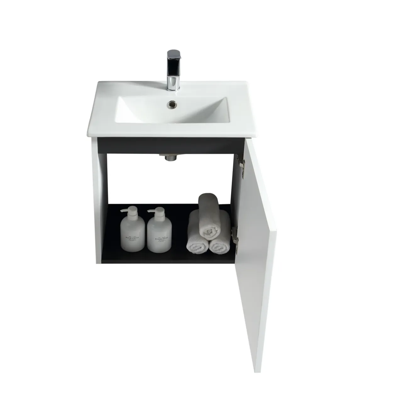 Lind square 50 baderomsmøbel hvit