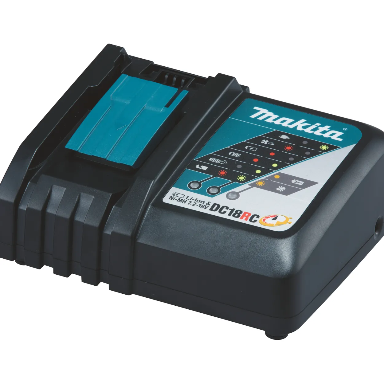Makita hurtiglader til 14,4-18v batterier dc18rc m/kjølevifte