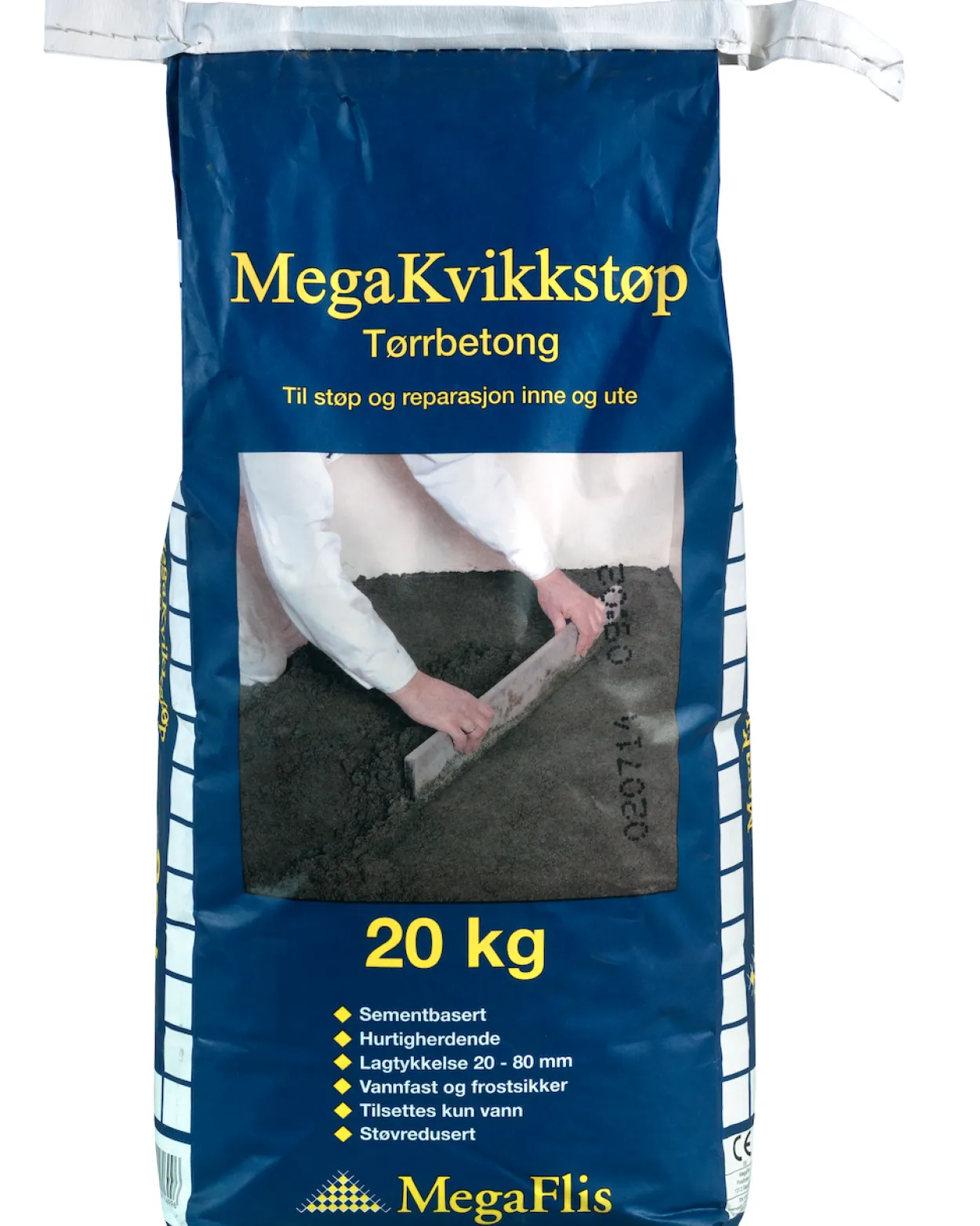 Mega kvikkstøp 20kg