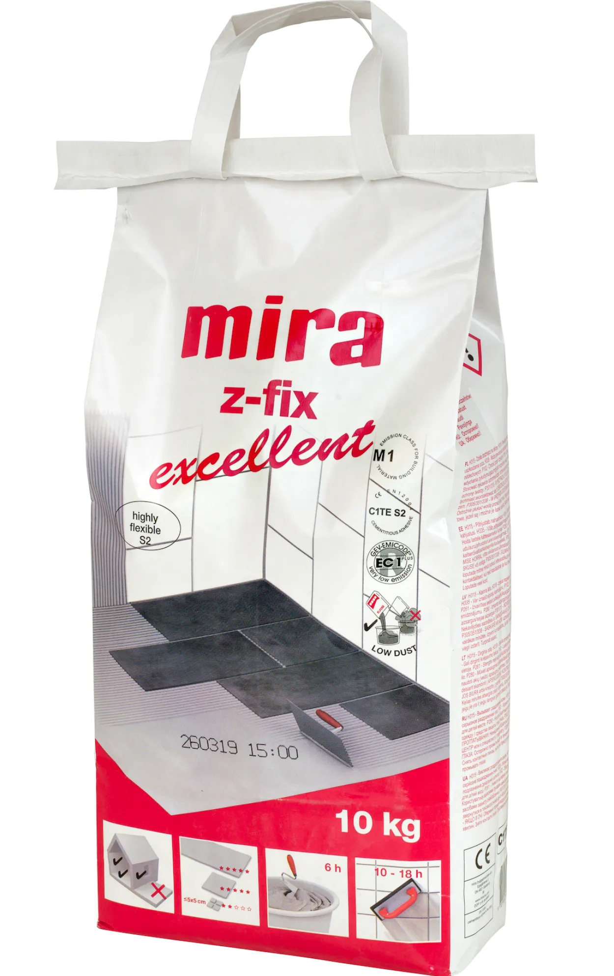 Mira z-fix excellent støvredusert 10kg