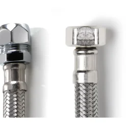 Pex forlengerslange 10mm klemmering x 3/8" 25 cm