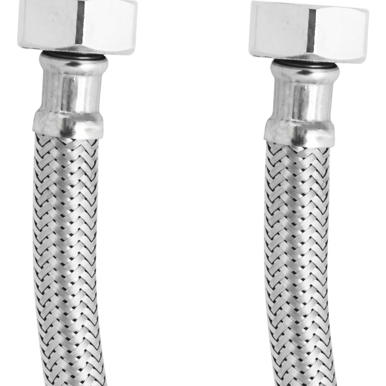 Pex trykkslange til toalett 1/2" x 1/2" 50 cm