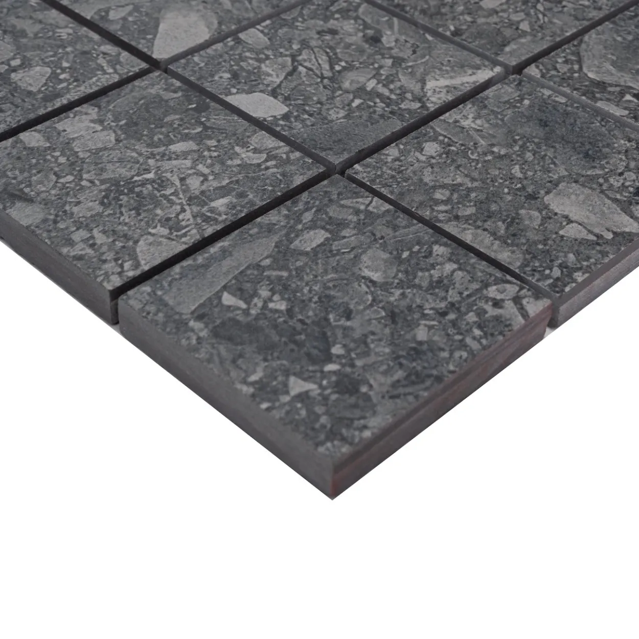 Pietre di paragone mosaico gre nero 6x6 9mm