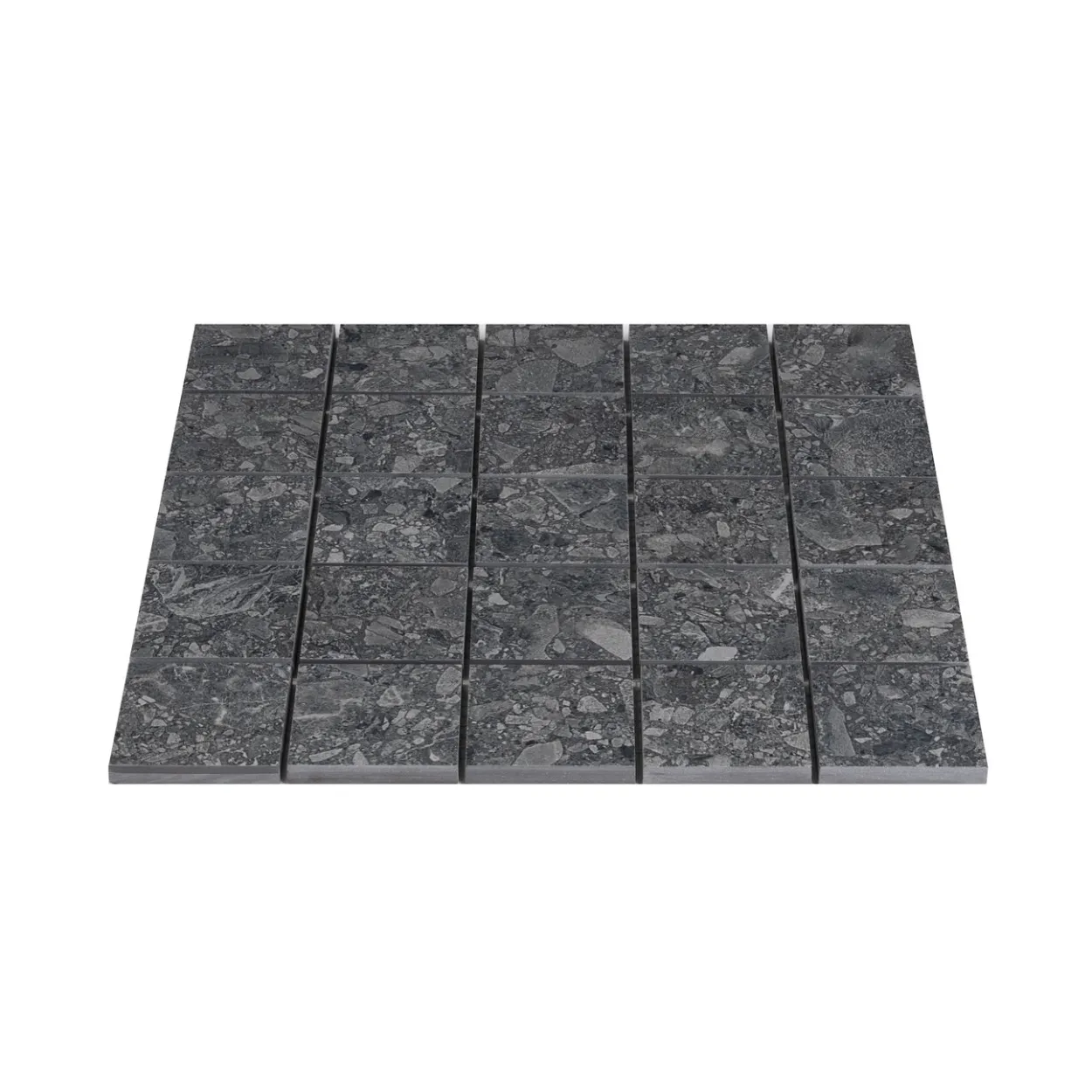 Pietre di paragone mosaico gre nero 6x6 9mm
