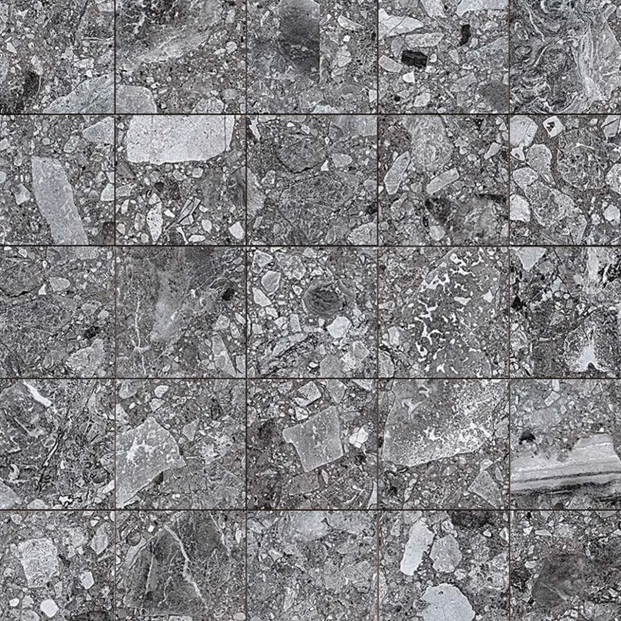 Pietre di paragone mosaico gre nero 6x6 9mm