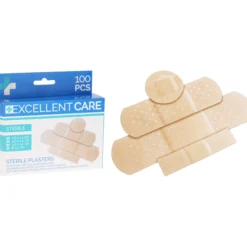 Plaster vanntett 100stk 4 størrelser