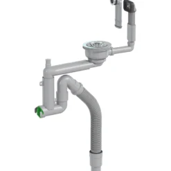 Prevex smartloc kjøkkenvannlås enkel grå 114mm