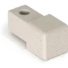 Projolly firkant symetric hjørnestykke stone cream alu 12,5 mm 2pk