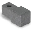 Projolly firkant symetric hjørnestykke stone antra gray alu 10 mm 2pk