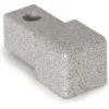 Projolly firkant symetric hjørnestykke stone gray alu 12,5 mm 2pk