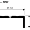 Prowalk 2510 trappenese alu 10 mm 90 cm, gull