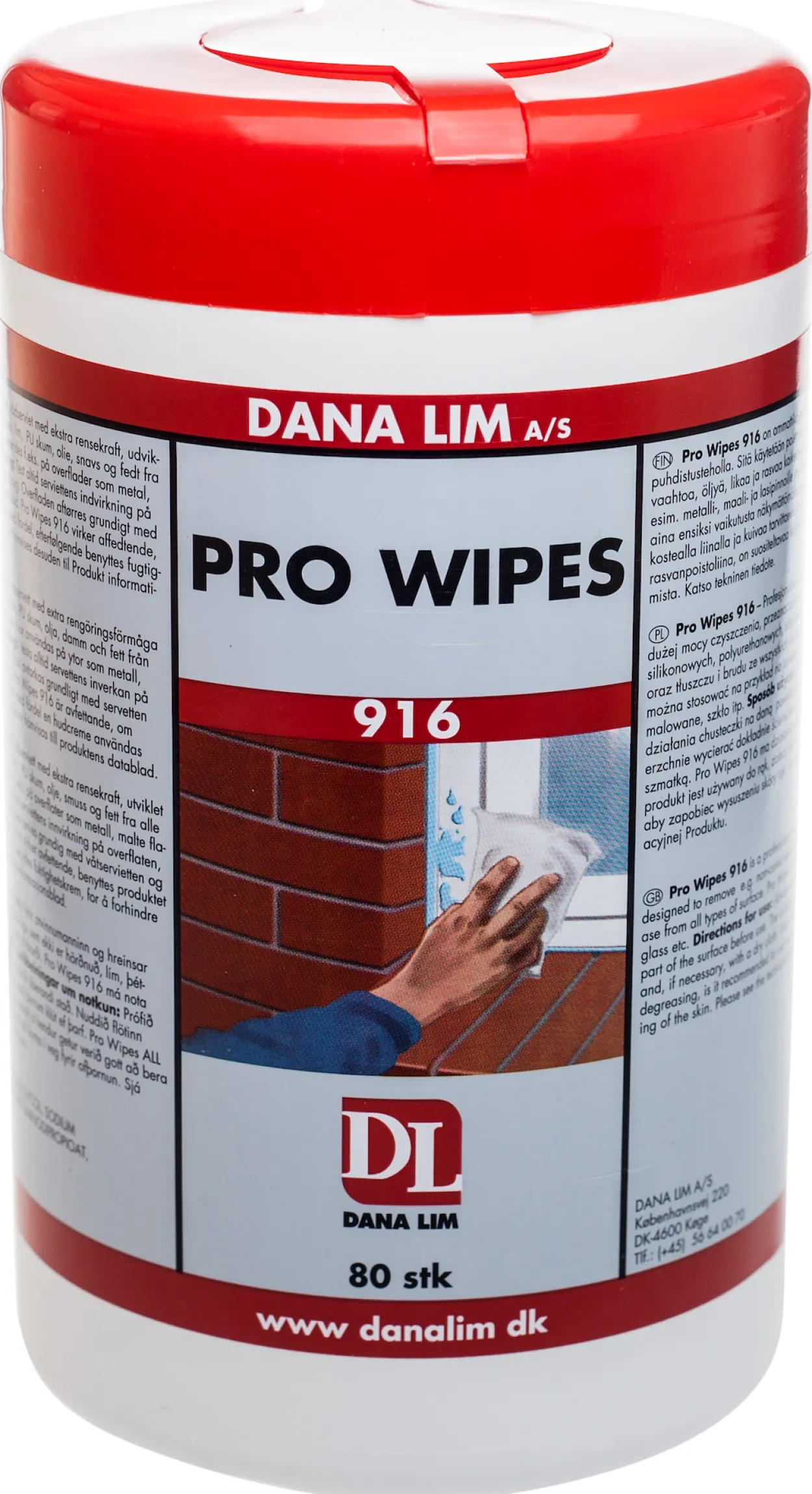 Pro wipes 916 80stk