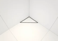 Purus corner tile lav side ø50