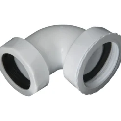 Purus utløpsvinkel 1 1/4" - 1 1/2" x 32mm pp hvit