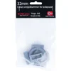 Rørklammer 32 mm grå plast 2pk.